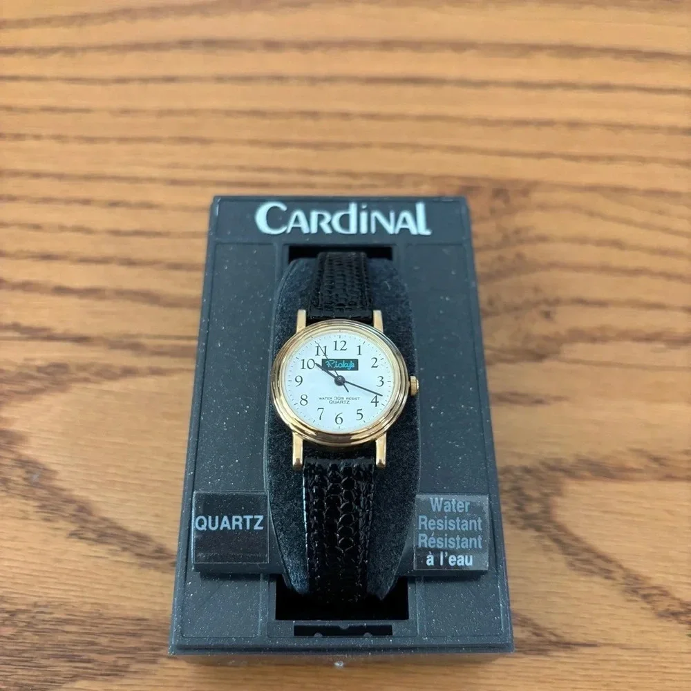Cardinal Ricky's Quartz Alligator Wrist Watch - New In Box  - Water Resistant - Picture 2 of 7